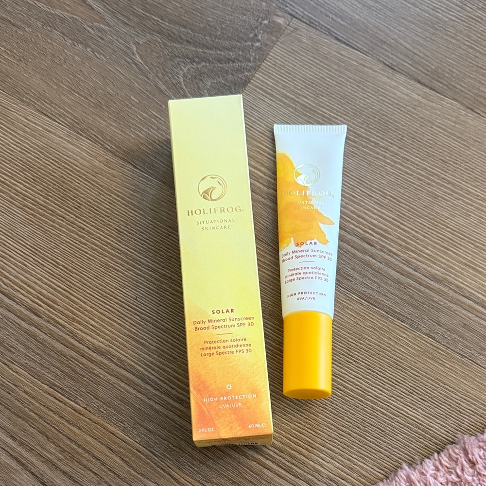 New Holifrog solar daily mineral sunscreen spf 30